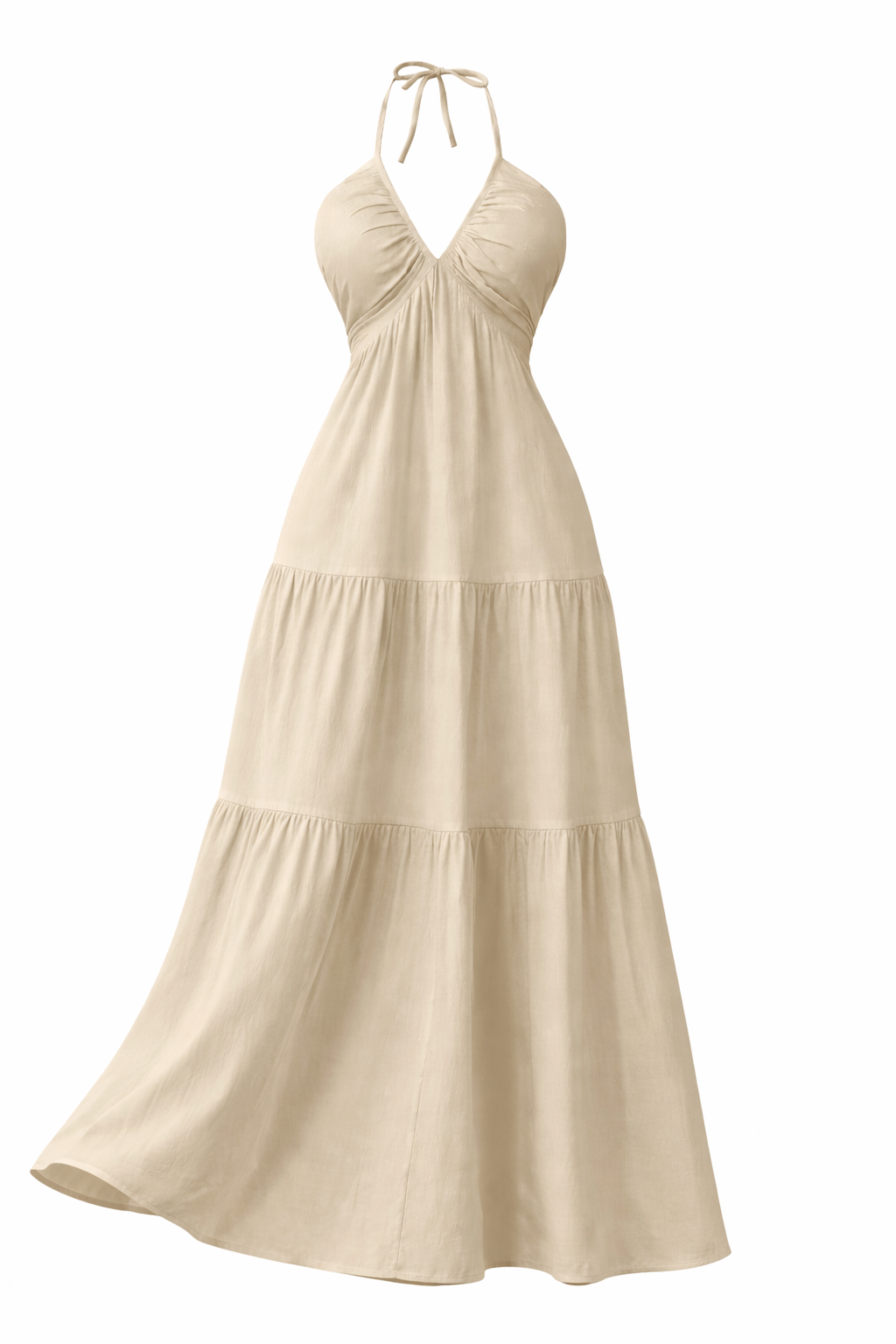 ISAMINE - HALTER DRESS